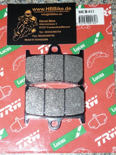 Bremsbeläge lucas mcb 611 - mcb,